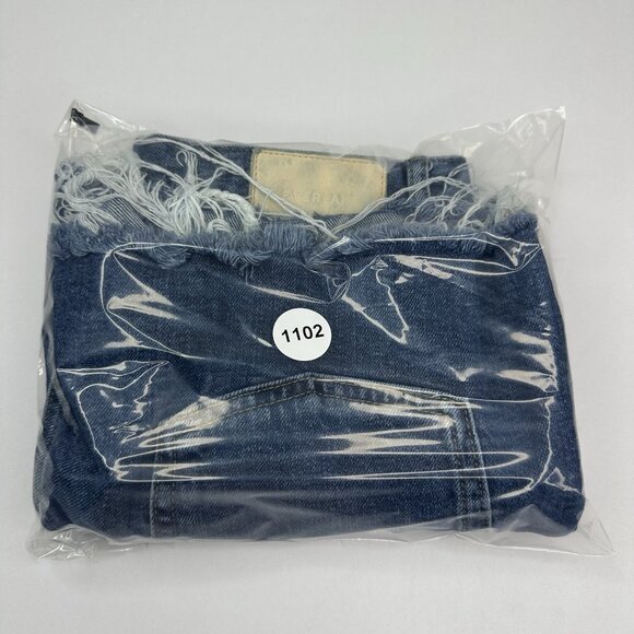 Everlane Women’s Blue‎ The Cheeky Jean Cut-Off Shorts W28-30/L2 - Picture 12 of 12